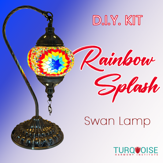D.I.Y. KIT RAINBOW SPLASH SWAN LAMP
