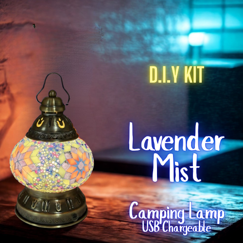 D.I.Y. KIT LAVENDER MIST CAMPING LAMP