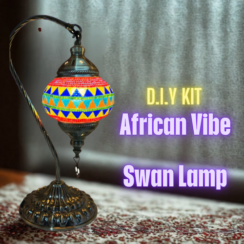 D.I.Y. KIT AFRICAN VIBE SWAN LAMP