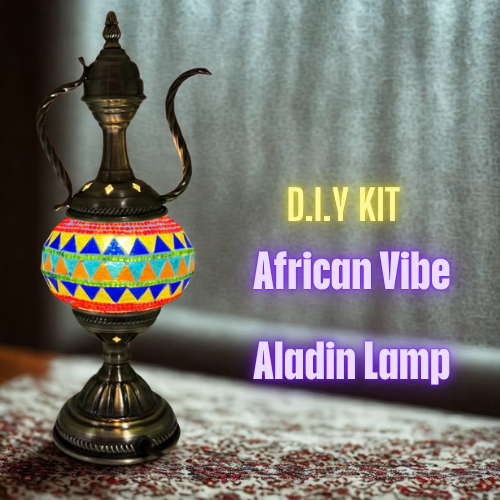 D.I.Y. KIT AFRICAN VIBE ALADDIN LAMP
