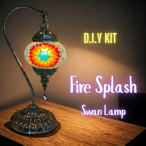 D.I.Y. KIT FIRE SPLASH SWAN LAMP
