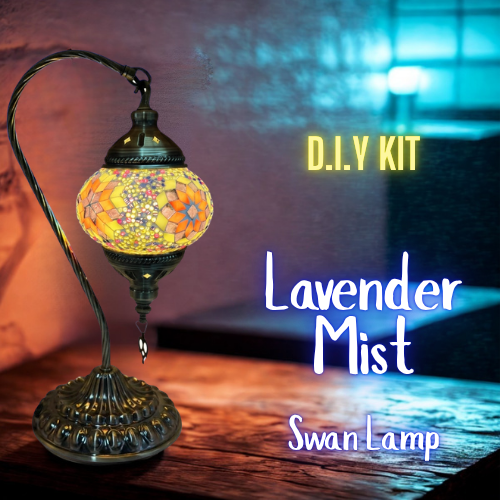 D.I.Y. KIT LAVENDER  MIST SWAN LAMP